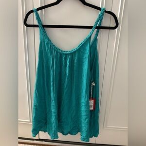 Teal Sleeveless Women's Top